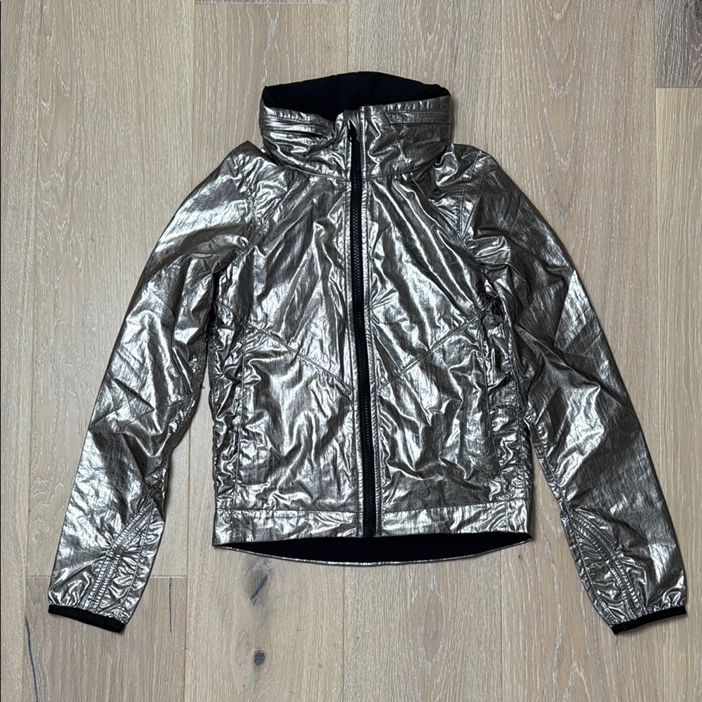 Ivivva Silver Metallic Jacket